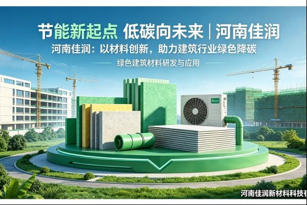 节能新起点 低碳向未来 | 河南佳润：以材料创新，助力建筑行业绿色降碳