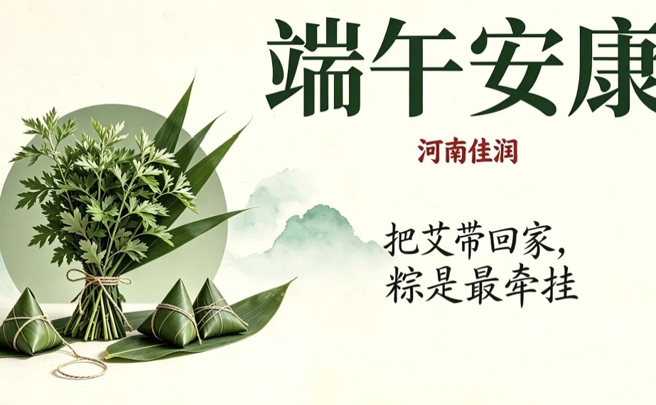 端午安康 | 河南佳润：把艾带回家，粽是最牵挂