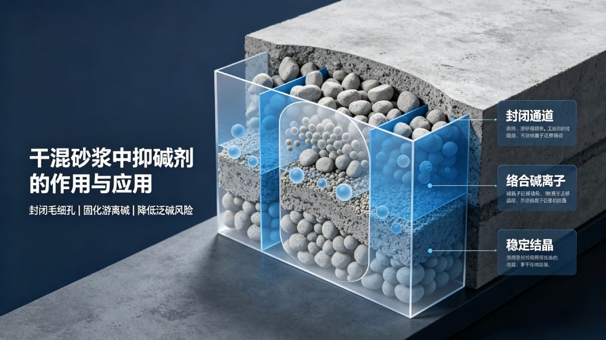 干混砂浆泛碱治理新思路：河南佳润抑碱剂的作用机理与工程价值